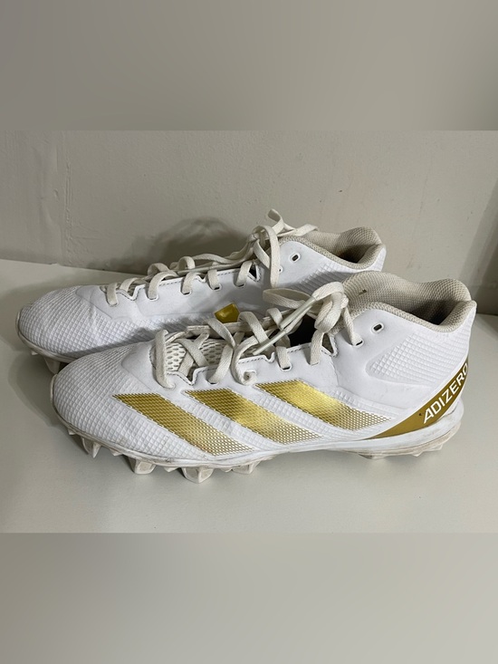 adidas Other - adidas Adizero Impact Men’s White & Gold Football Cleats Size 9